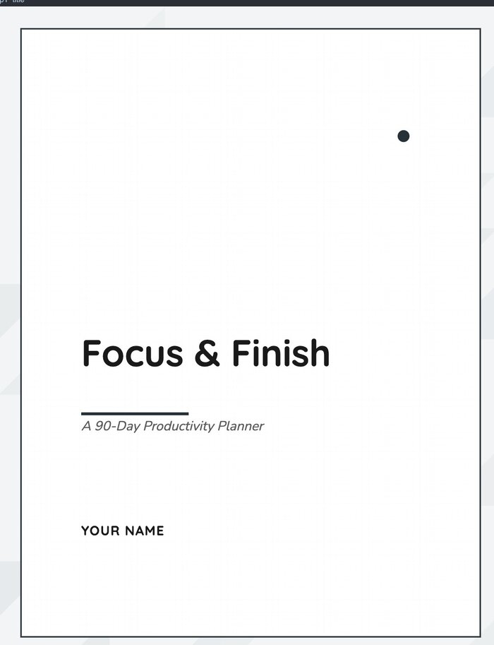 Current book page